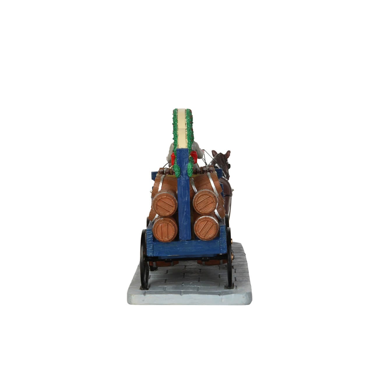 lemax-winter-ale-wagon-miniatur-bierwagen image 4
