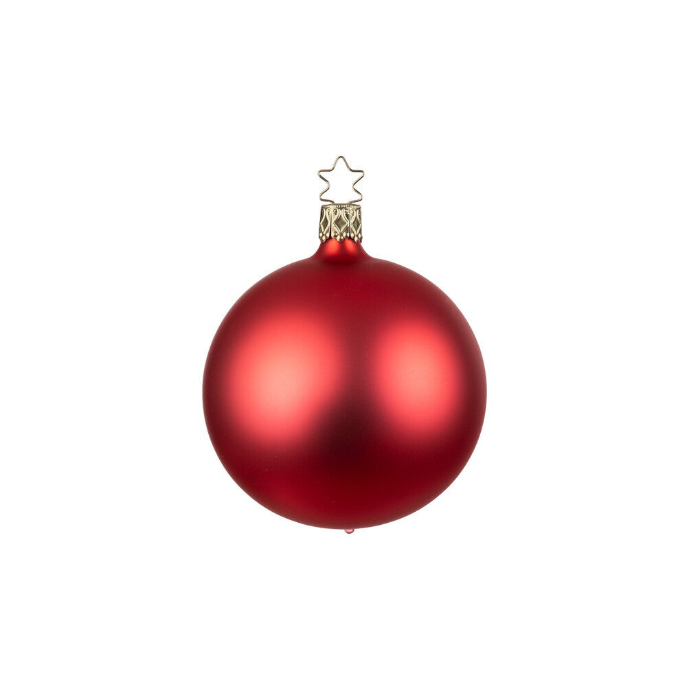 inge-glas-kugeln-christbaumkugel-10-cm-korallenrot-matt image 2
