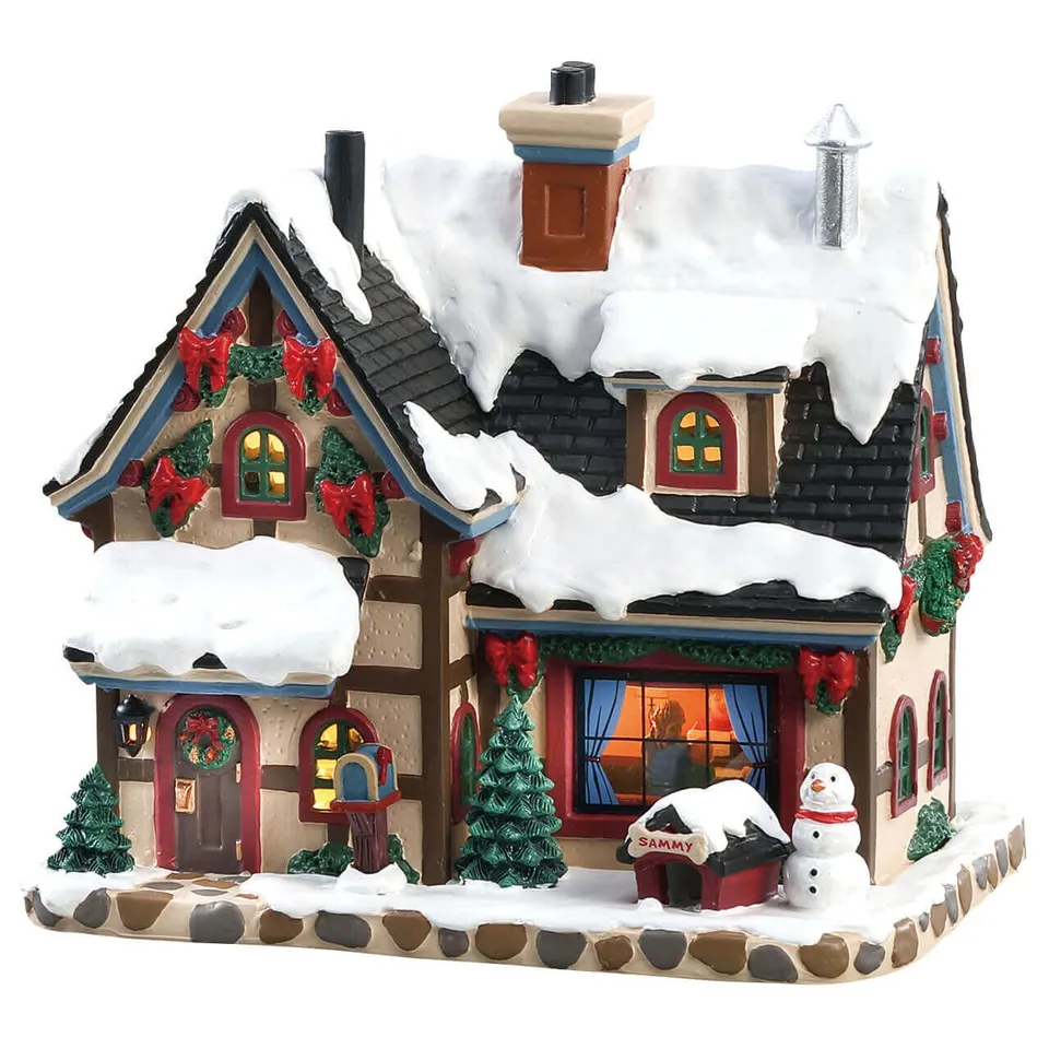 lemax-cozy-christmas-eve-miniaturhaus-weihnachtsdorf image 1