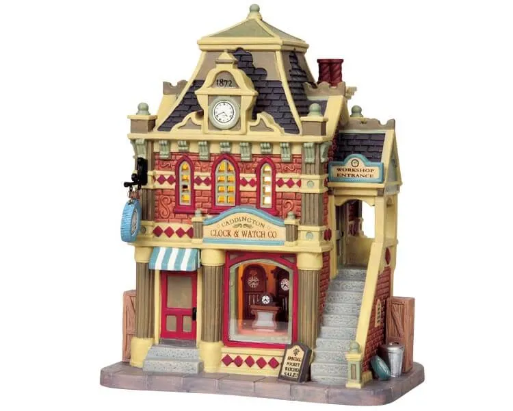 lemax-caddington-clock-watch-co-beleuchtetes-miniaturhaus image 1