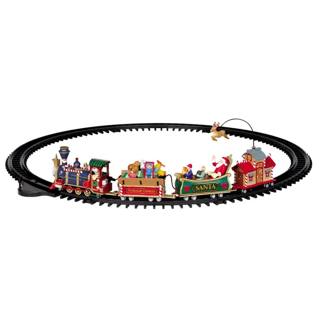 lemax-the-starlight-express-set-of-17-miniatur-zugset-mit-sound-und-licht image 1
