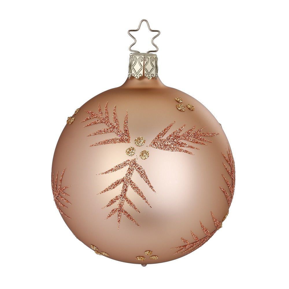 inge-glas-tannenzauber-christbaumkugel-creme-beige-8-cm image 1
