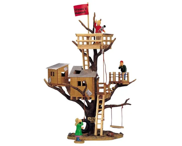 lemax-steven-s-hideout-miniatur-versteck-szene image 1