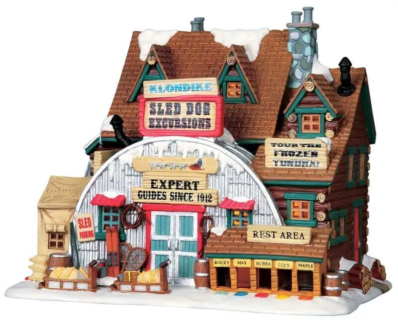 lemax-klondike-sled-dog-excursions-miniatur-szene image 1