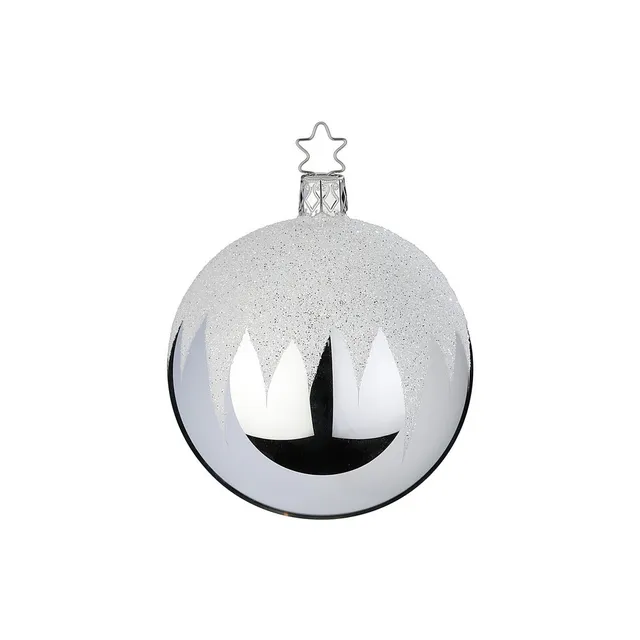 inge-glas-manufaktur-schneedach-christbaumkugel-6-cm-glas image 1