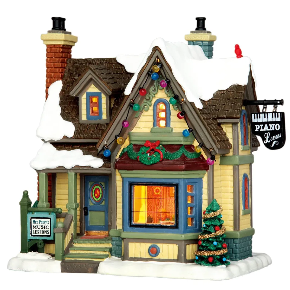 lemax-mrs-posey-s-piano-lessons-holidays-miniaturszene image 1