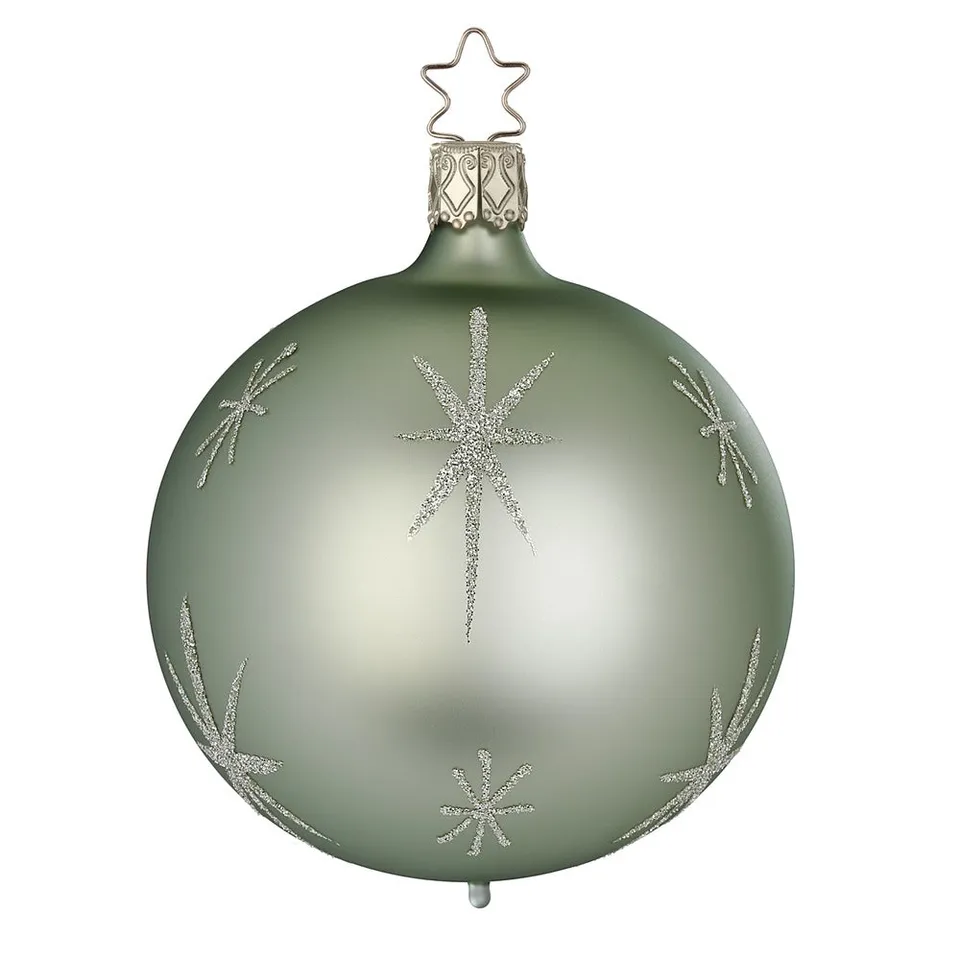 inge-glas-sternentanz-10-cm-handgefertigte-christbaumkugel-mit-tanzenden-sternen image 1