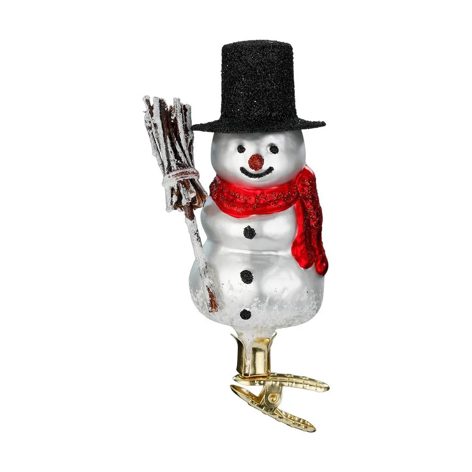 inge-glas-freundlicher-schneemann-glasfigur-10-5-cm-wei image 1
