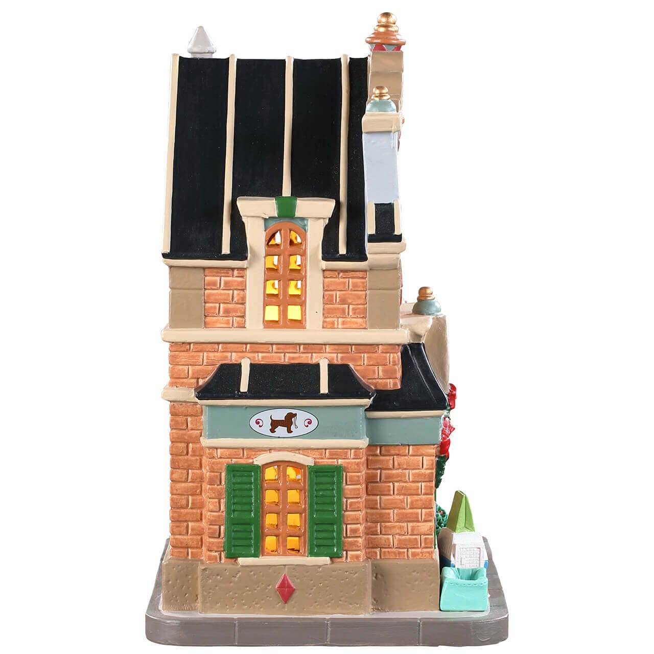 lemax-deb-s-puppy-shelter-miniatur-haus-tierheim image 2
