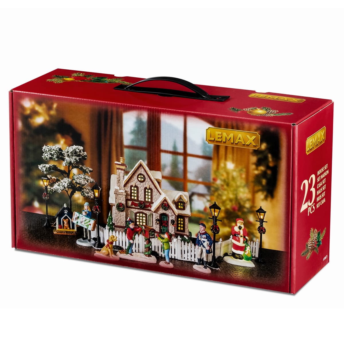lemax-white-christmas-set-miniatur-set-haus-und-figuren image 2