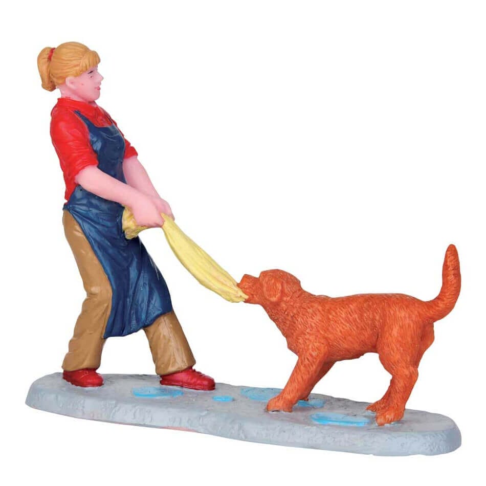 lemax-bathtime-battle-miniaturfigur-szene image 1