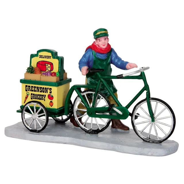 lemax-greenson-s-grocery-delivery-caddington-figur image 1
