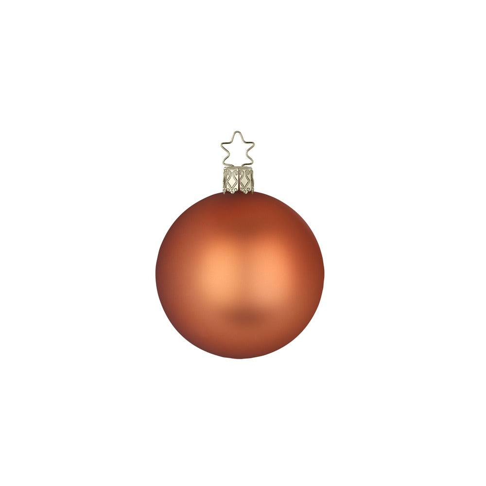 inge-glas-christbaumkugel-sandelholz-matt-8-cm image 1