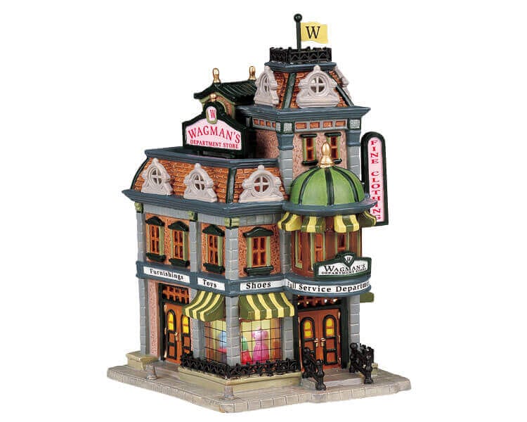 lemax-wagman-s-dept-store-beleuchtetes-miniatur-kaufhaus image 1