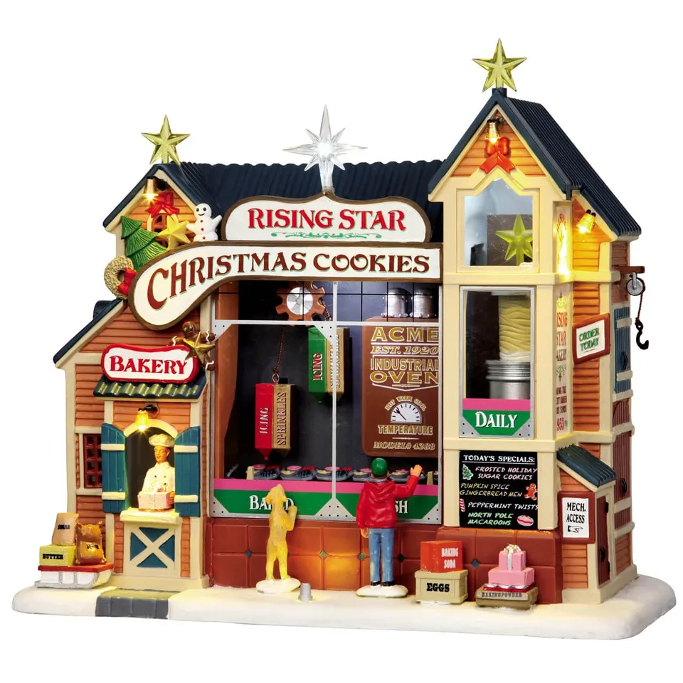 lemax-rising-star-bakery-animiertes-weihnachtshaus image 1
