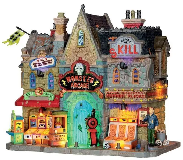 lemax-monster-arcade-spooky-town-geb-ude image 1