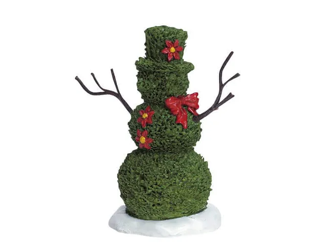 lemax-snowman-topiary-weihnachtliche-schneemann-form-aus-der-holidays-seasons-se image 1