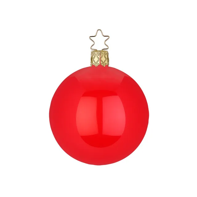 inge-glas-kugel-grenadine-emaille-christbaumkugel-12-cm-rot image 1