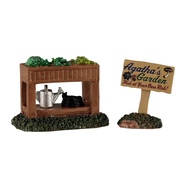 lemax-agatha-s-garden-spooky-town-miniaturszene image 1