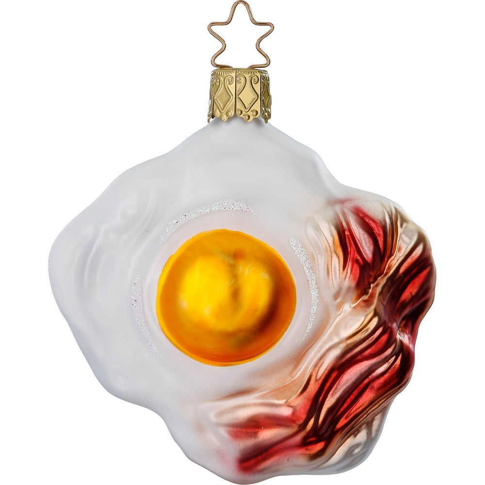 inge-glas-bacon-ei-christbaumschmuck-8-cm-glasfigur-mit-aufh-nger-aus-der-manufa image 1
