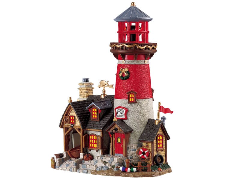 lemax-fisherman-s-cove-lighthouse-miniatur-leuchtturm image 1