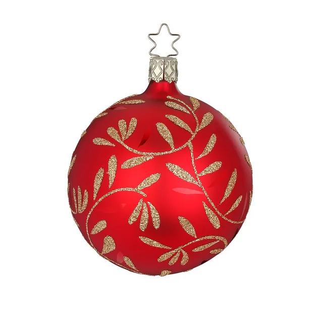 inge-glas-manufaktur-freudentanz-christbaumkugel-8-cm-rot image 1