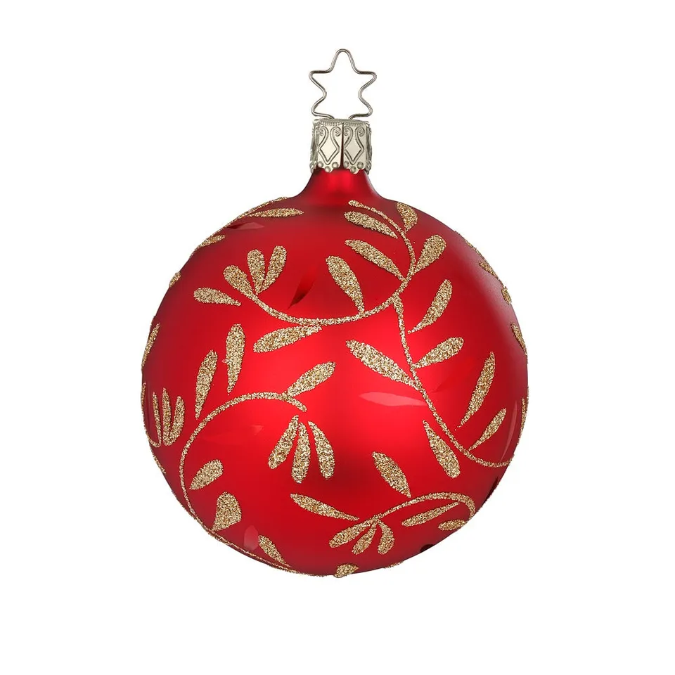 inge-glas-manufaktur-freudentanz-christbaumkugel-8-cm-rot image 1