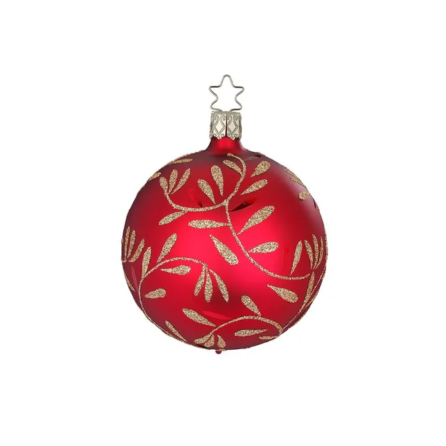 inge-glas-freudentanz-christbaumkugel-6-cm-rot image 1