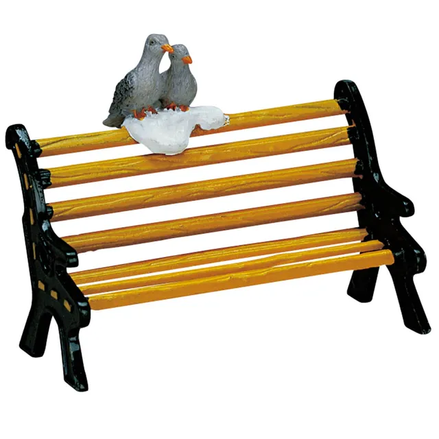 lemax-metal-bench-miniatur-parkbank-zubeh-r image 1