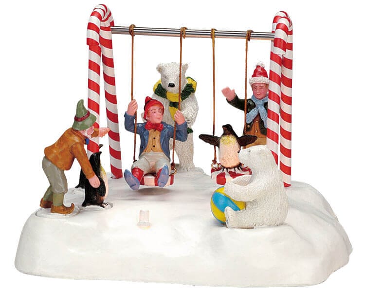 lemax-santa-s-swing-weihnachts-miniaturfigur image 1