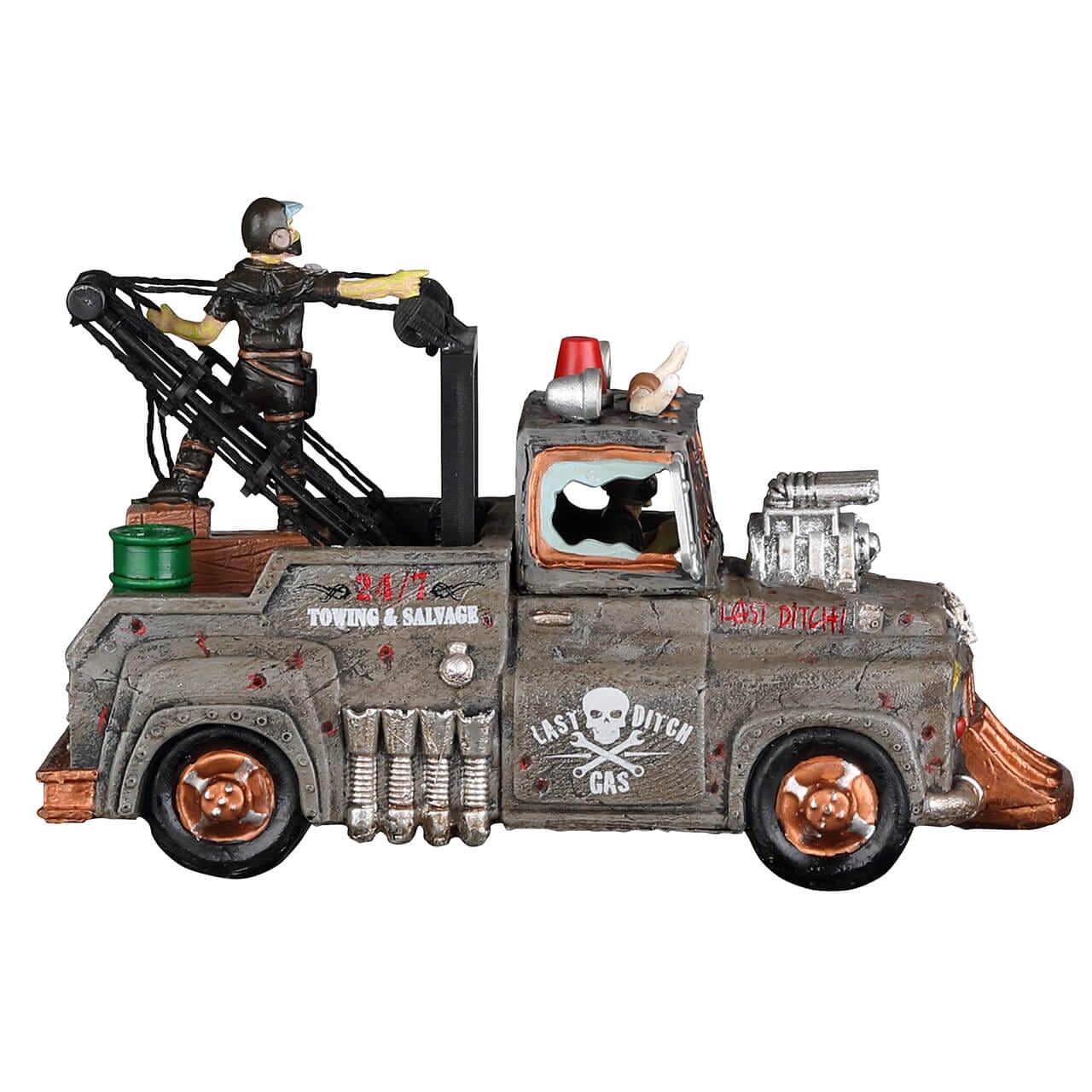 lemax-last-ditch-tow-truck-spooky-town-zombie-abschlepper image 4