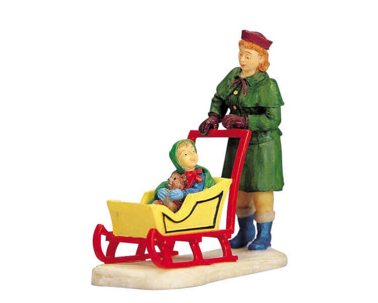 lemax-carriage-sled-miniatur-kutschschlitten-figur image 2