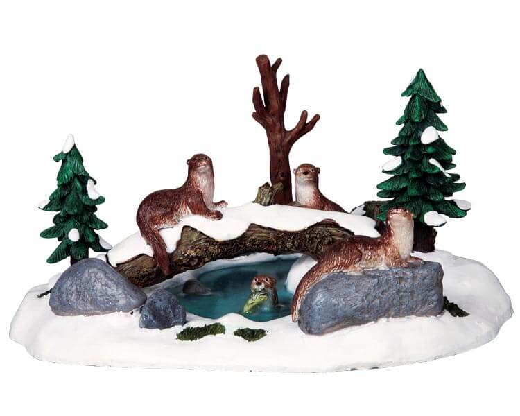 lemax-otters-winter-tierfiguren image 1