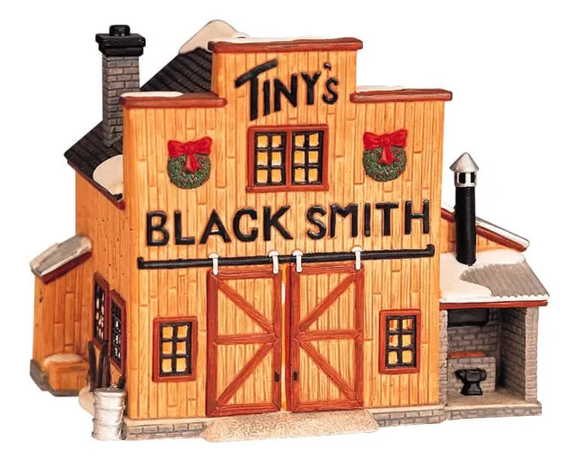 lemax-tiny-s-blacksmith-shop-miniaturhaus image 1