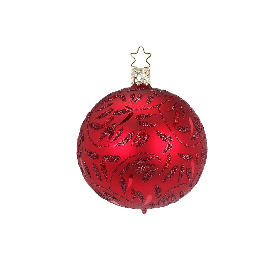 inge-glas-freudentanz-christbaumkugel-6-cm-rot-2 image 1