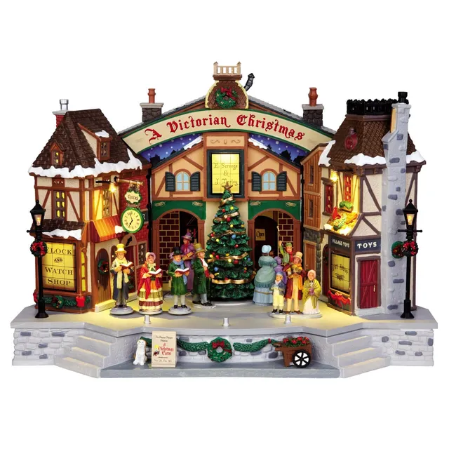 lemax-a-christmas-carol-play-animiertes-theaterhaus image 1
