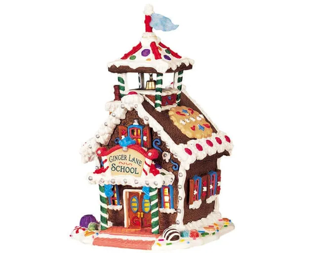 lemax-ginger-lane-school-beleuchtetes-miniatur-geb-ude-sugar-n-spice image 1
