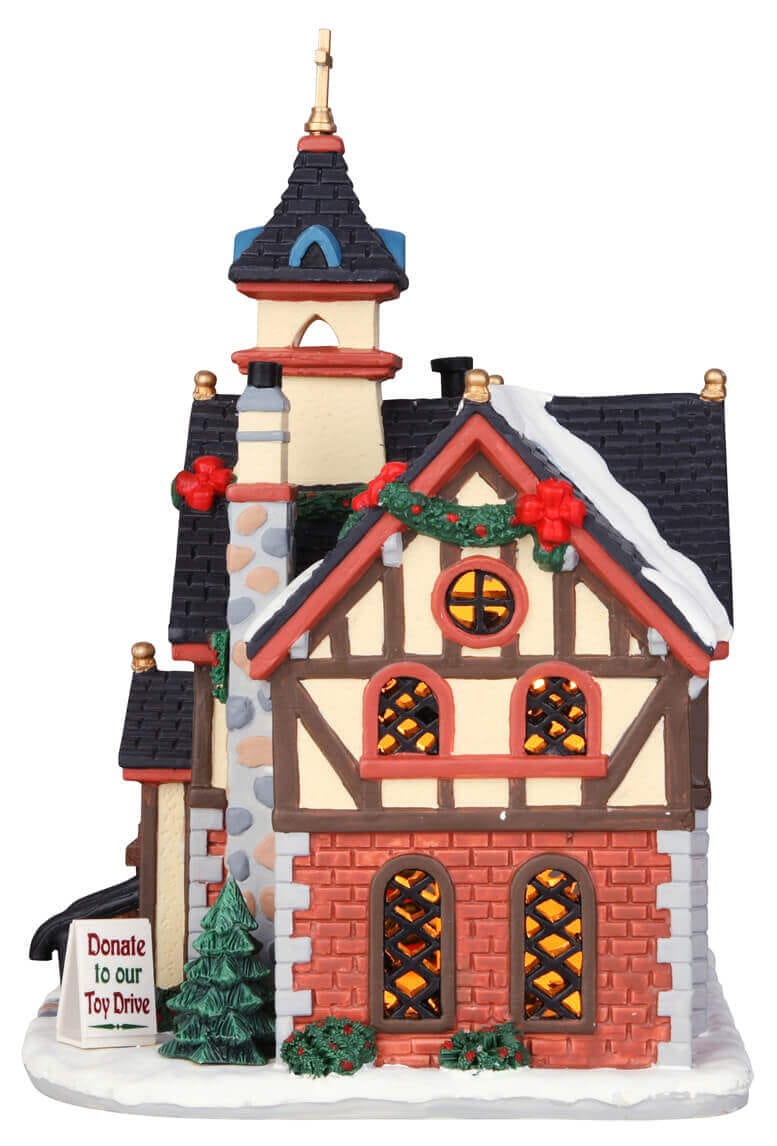 lemax-rustic-church-weihnachtsdorf-kirche image 2