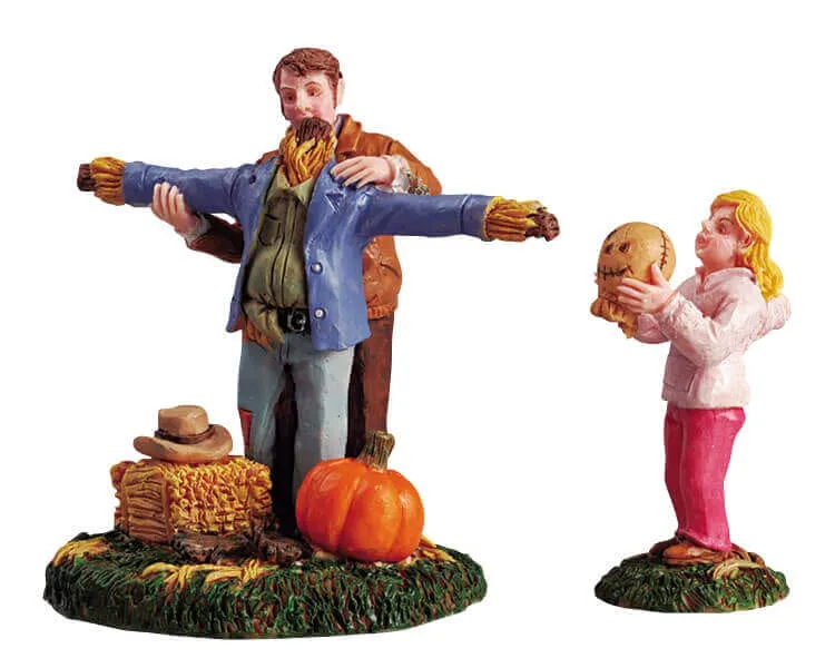 lemax-making-a-scarecrow-herbst-und-dorf-miniaturfiguren image 1