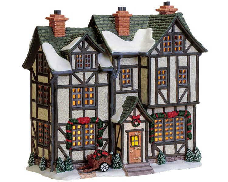 lemax-the-old-hall-beleuchtetes-weihnachtsdorf-haus image 1