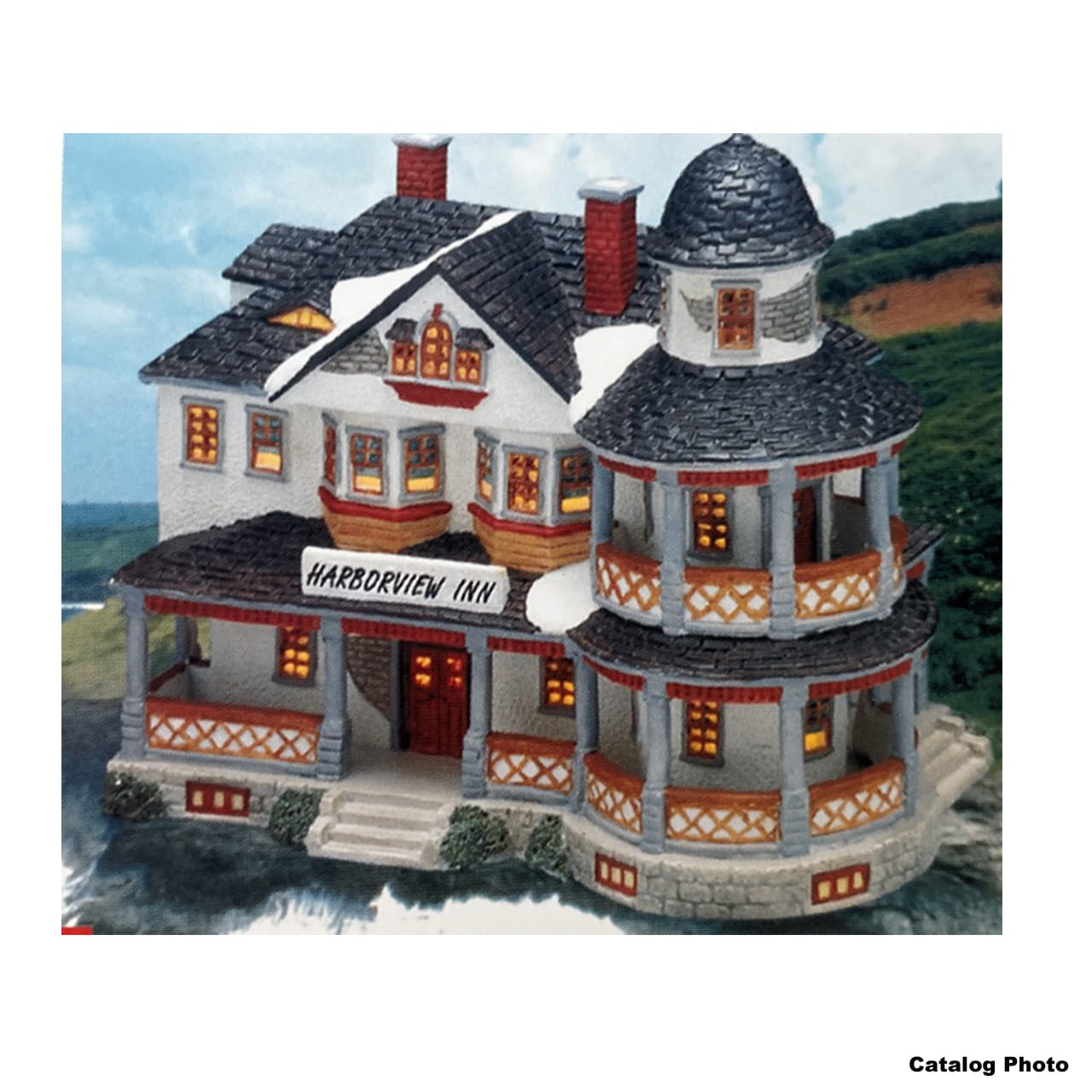 lemax-harborview-inn-miniatur-gasthaus image 1