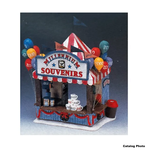 lemax-souvenir-stand-miniatur-verkaufsstand-f-r-weihnachtsdorf image 1