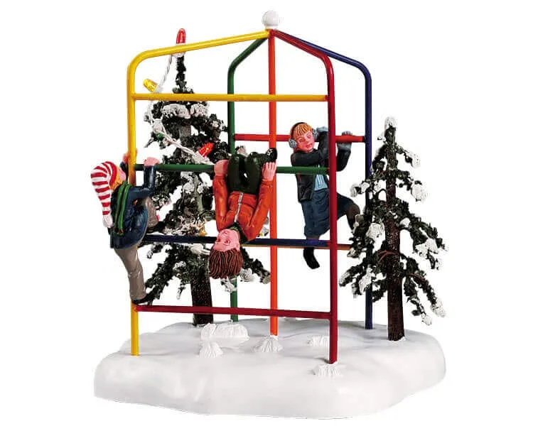lemax-jungle-gym-miniatur-spielplatzfigur image 1