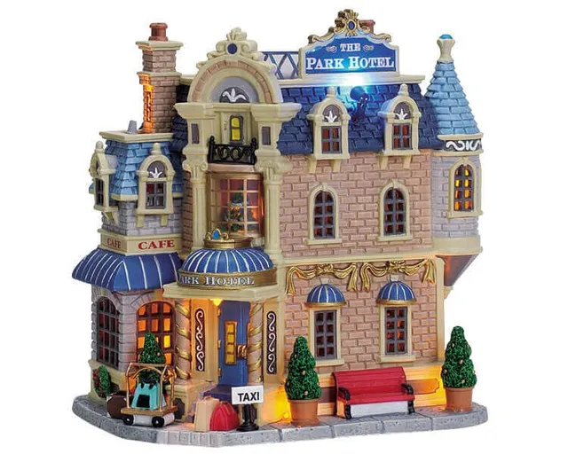 lemax-park-hotel-miniatur-haus-weihnachtsdorf-geb-ude image 1