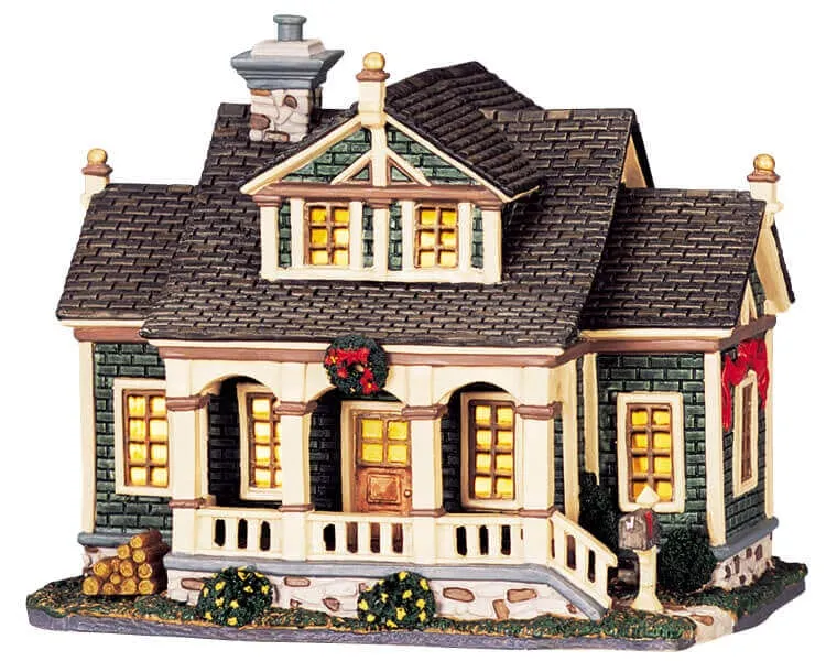 lemax-oliver-house-beleuchtetes-weihnachtsdorf-wohnhaus image 1