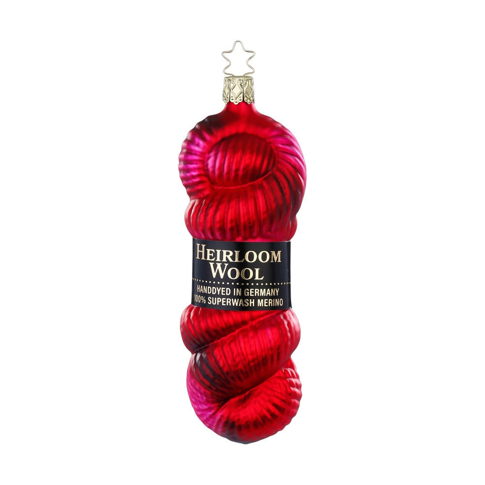 inge-glas-christbaumkugel-handgef-rbt-rot-14-cm image 1