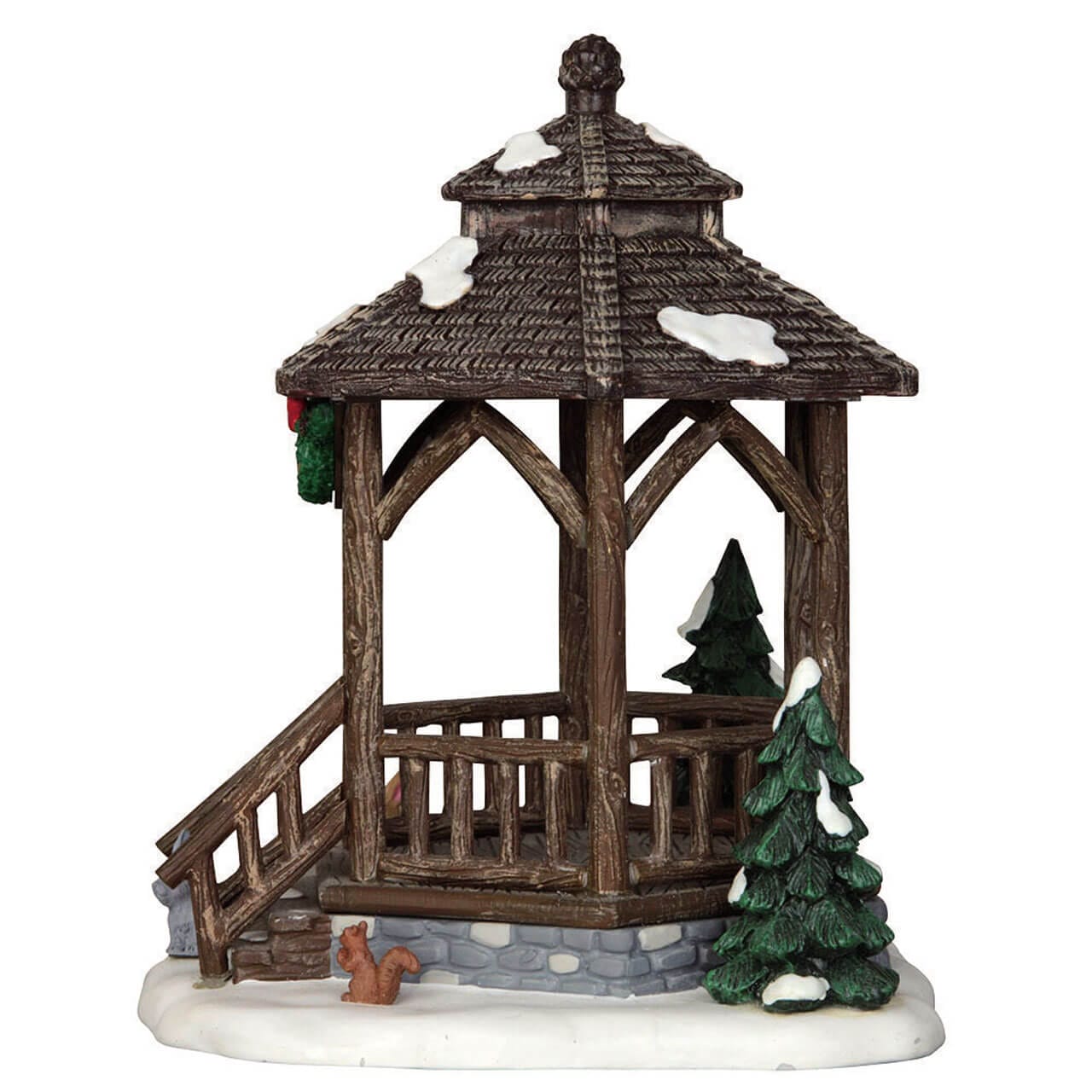 lemax-winter-gazebo-vail-village-pavillon image 2