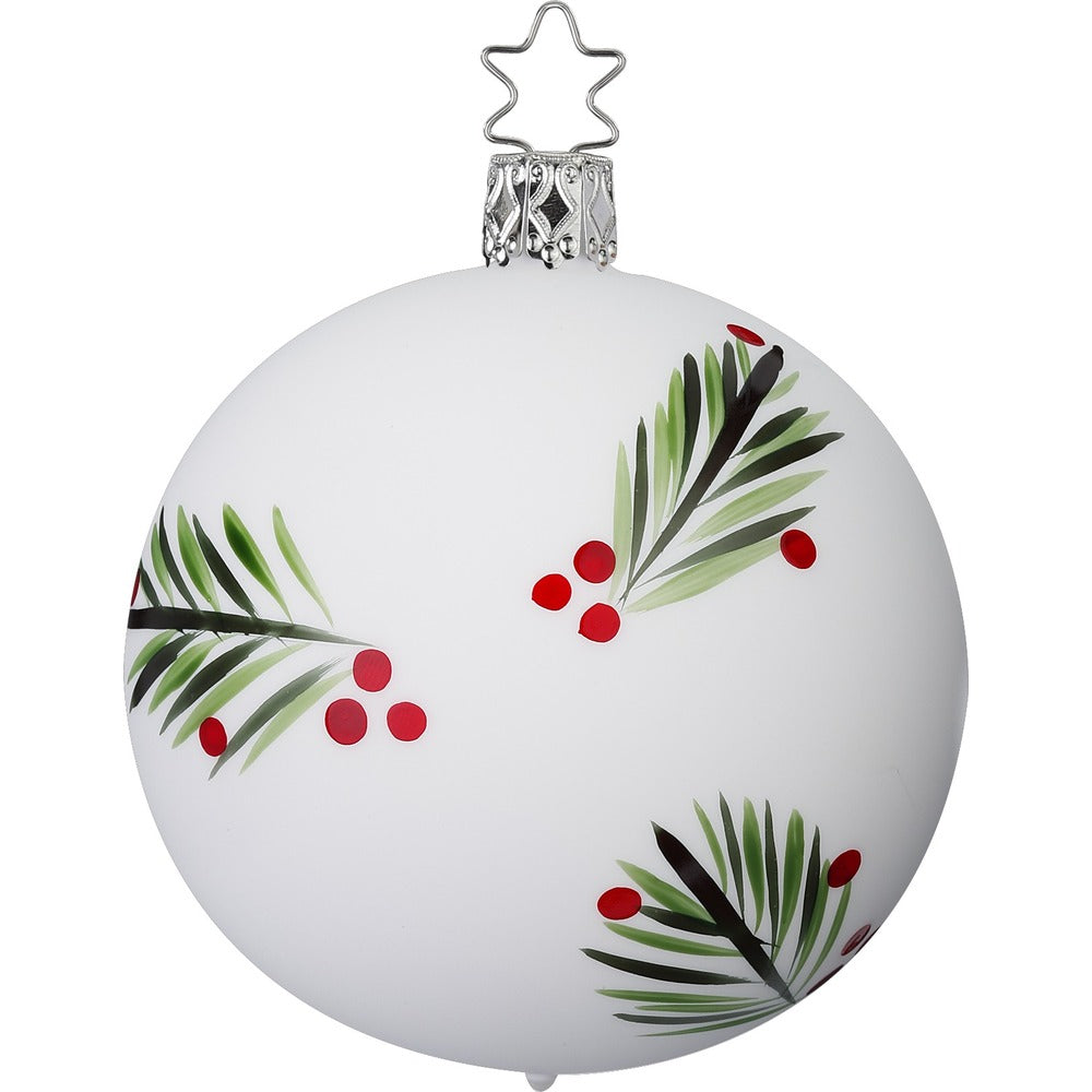 inge-glas-tannenzweige-christbaumkugel-aus-glas-8-cm image 1