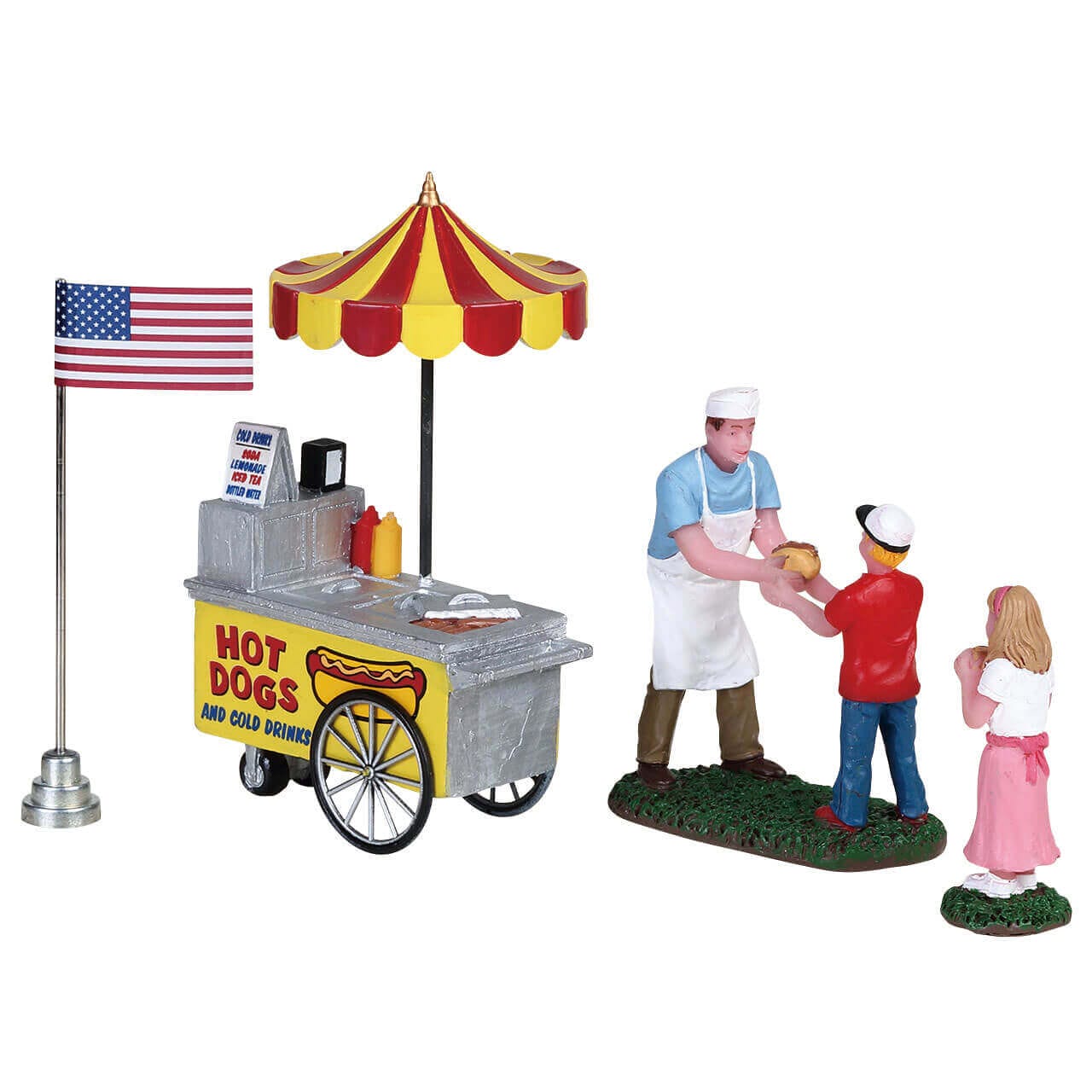 lemax-hot-dog-stand-miniatur-imbissstand-f-rs-weihnachtsdorf image 1