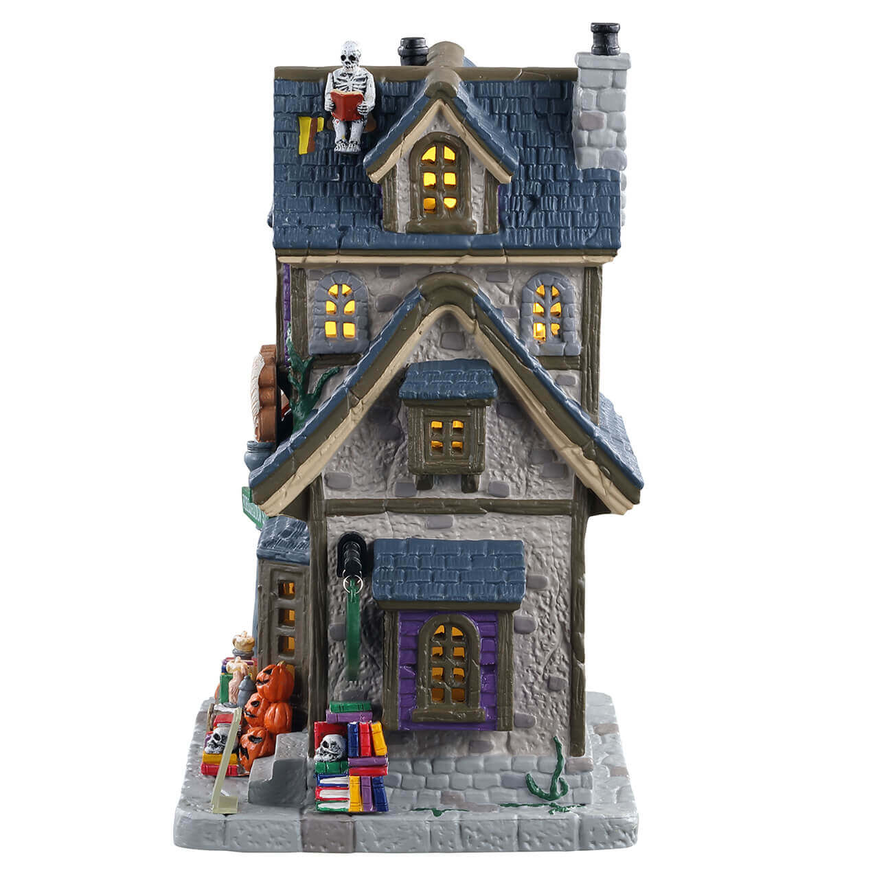 lemax-the-ghost-writer-s-antique-bookstore-beleuchtetes-gruselhaus image 3